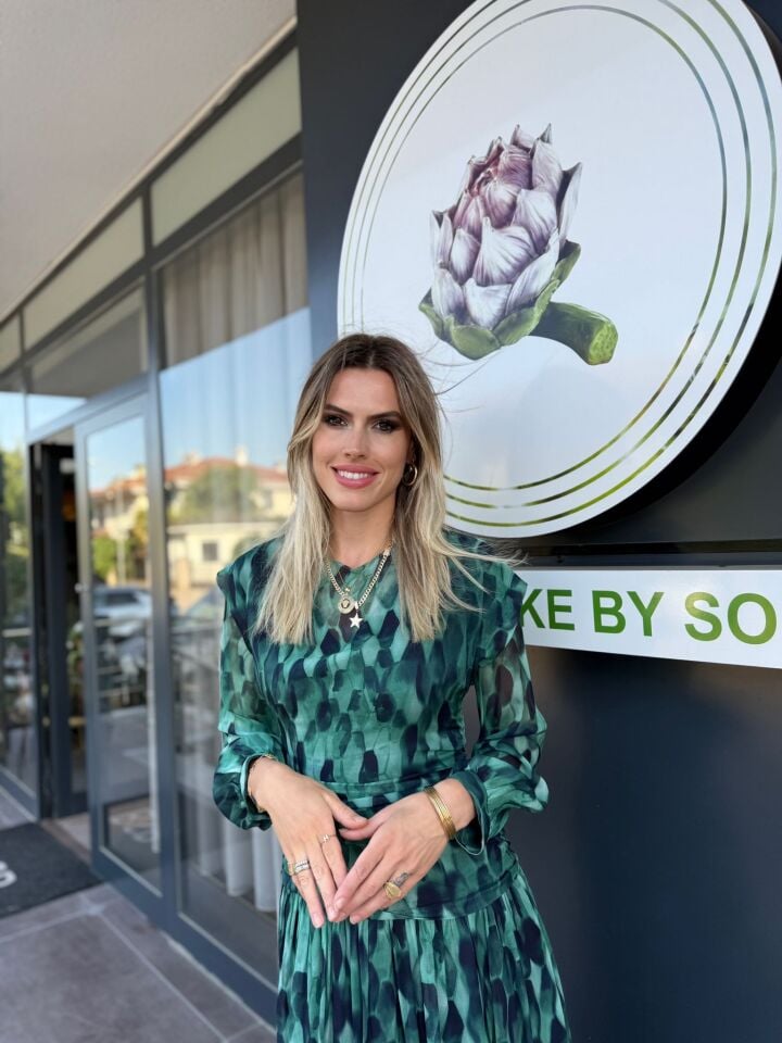 DESENLİ ŞİFON UZUN ELBİSE