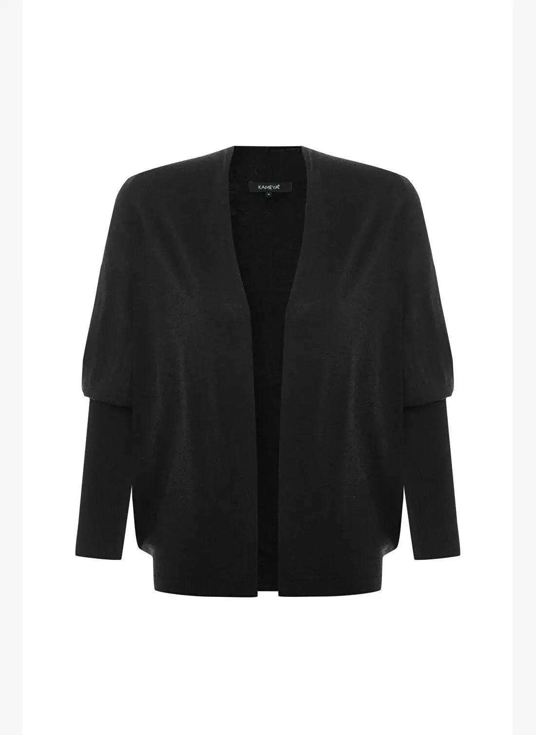 SİYAH DÖKÜMLÜ TRİKO HIRKA